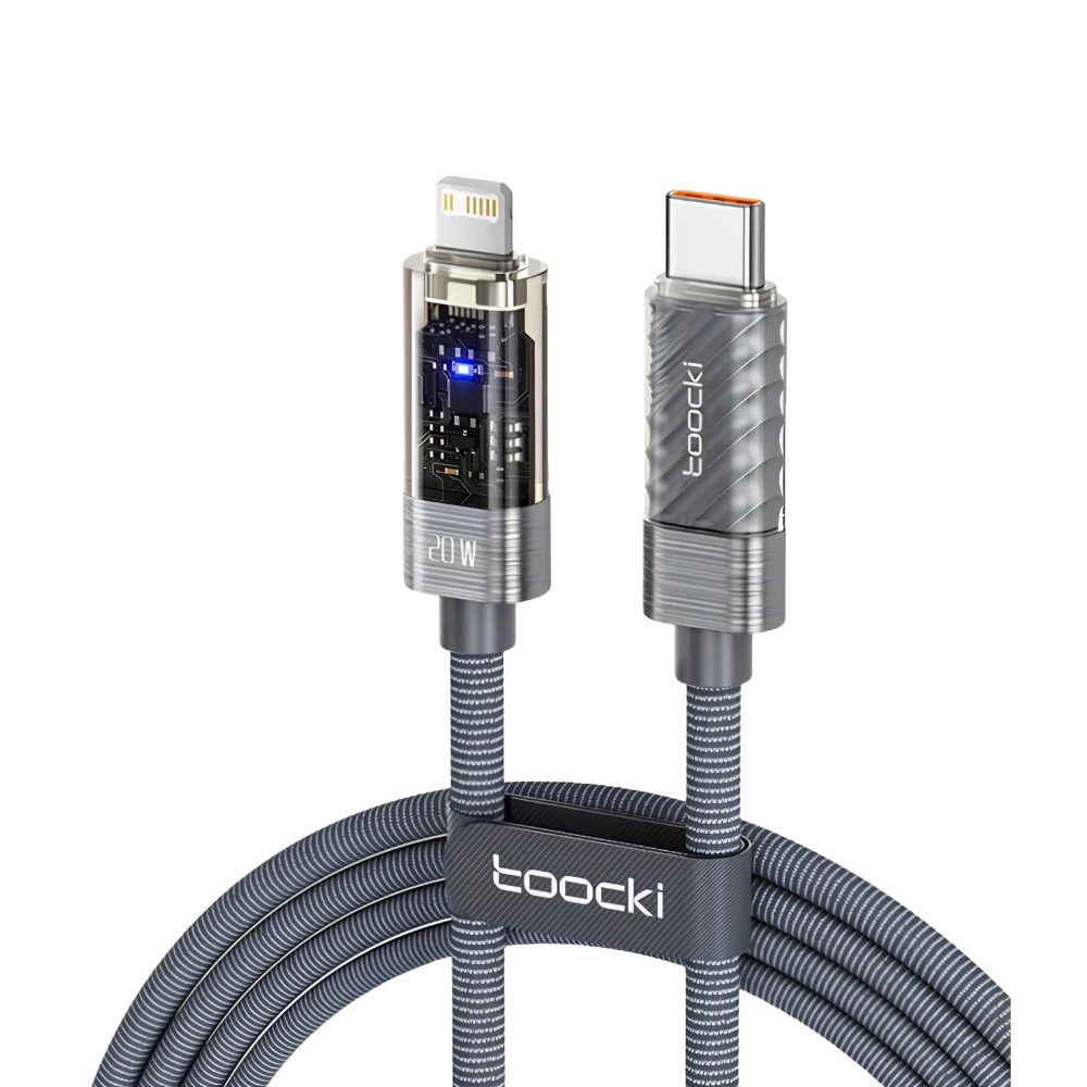 Toocki 20W USB-C to Lightning Fast Charging Cable for iPhone | Braided 1M PD Cable