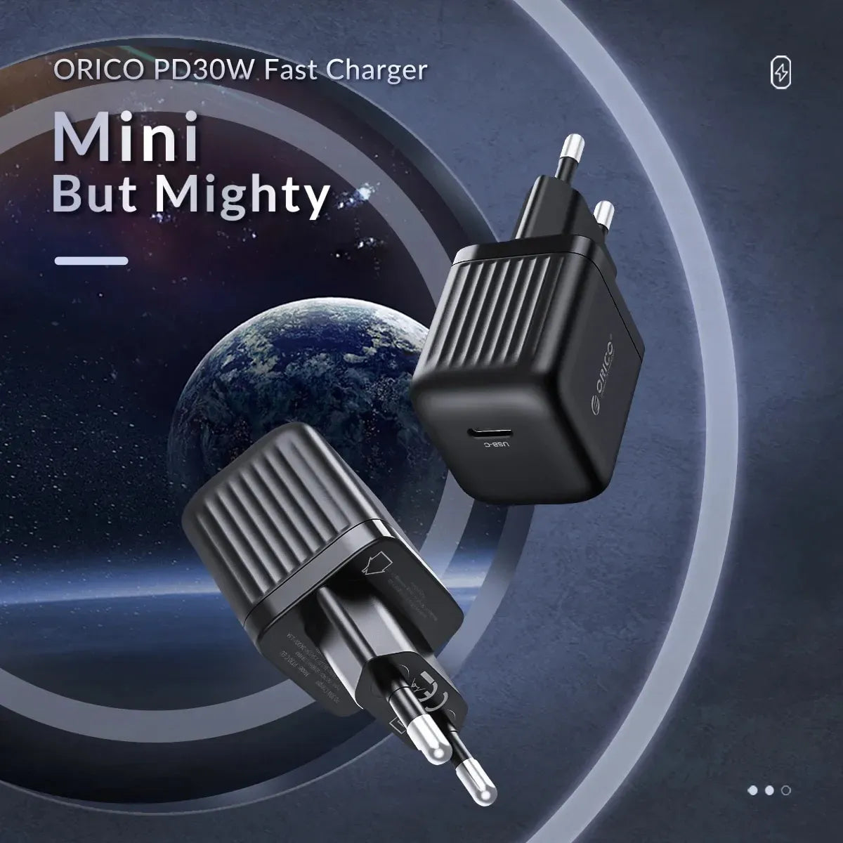 ORICO 30W Fast Charger + Baseus 100W Display Cable Combo Deal