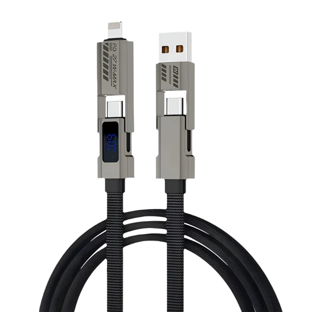 4 in 1 Fast Charging Cable (60W Max) + Smart Display