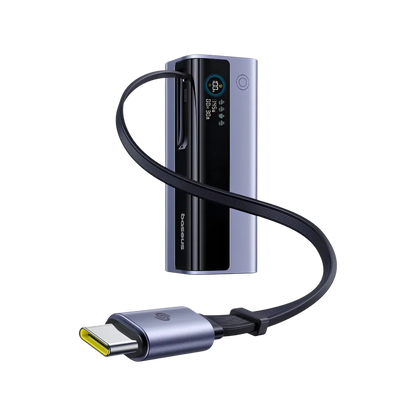 Baseus 145W Power Bank 20000mAh with Built-In Retractable Type-C Cable | Without Box