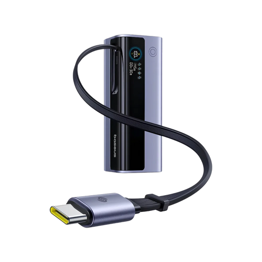 Baseus 145W Power Bank 20000mAh with Built-In Retractable Type-C Cable | Without Box