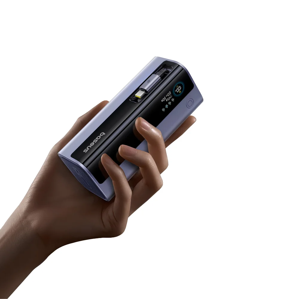 Baseus 145W Power Bank 20000mAh with Built-In Retractable Type-C Cable | Without Box