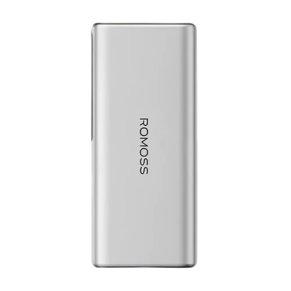 Original ROMOSS PPU20 20000mAh 130W Power Bank Silver  | Without Box | Container Product