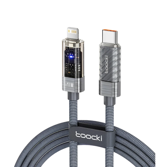 Toocki 20W USB-C to Lightning Fast Charging Cable for iPhone | Braided 1M PD Cable