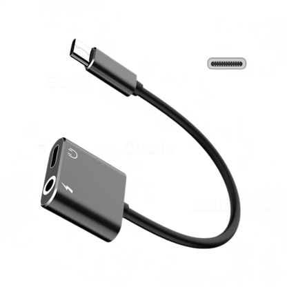 Type-C to C+3.5mm Splitter