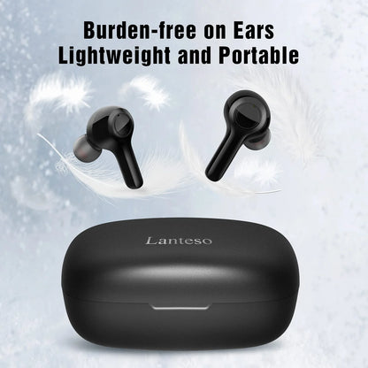 Lanteso Bluetooth Earbuds | Deep Bass Wireless Sports Earphones | Waterproof
