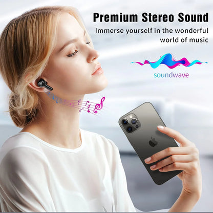 Lanteso Bluetooth Earbuds | Deep Bass Wireless Sports Earphones | Waterproof