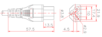 Laptop Charging Flower Cable C5 AC