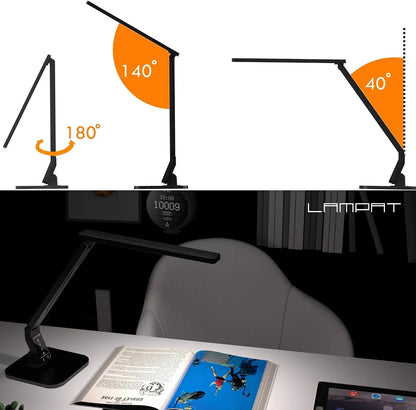 Lampat LED Desk Lamp – Black
