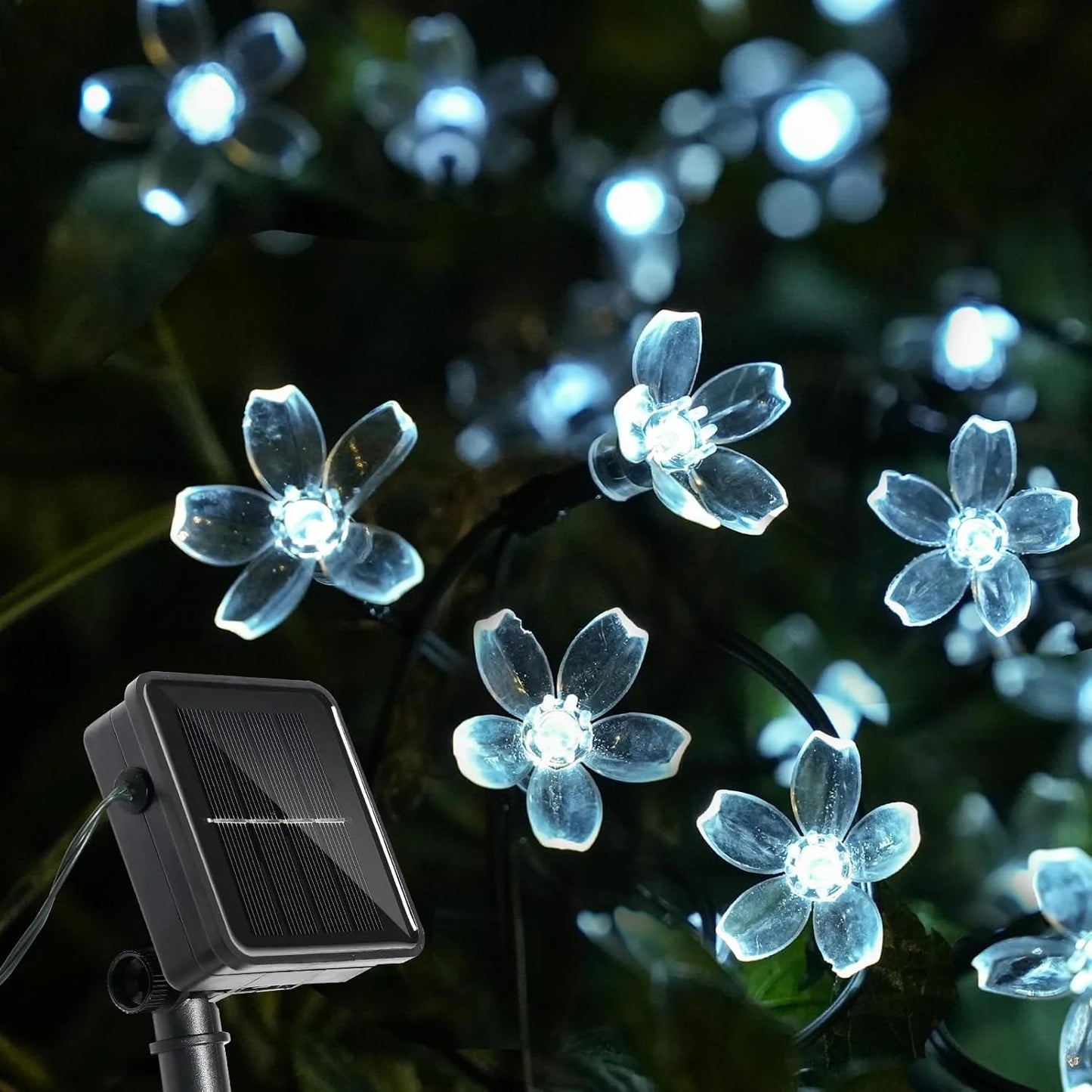 Brightown Solar LED Flower String Light – 20 Feet