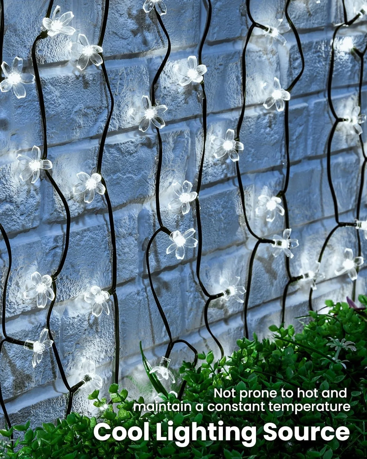 Brightown Solar LED Flower String Light – 20 Feet
