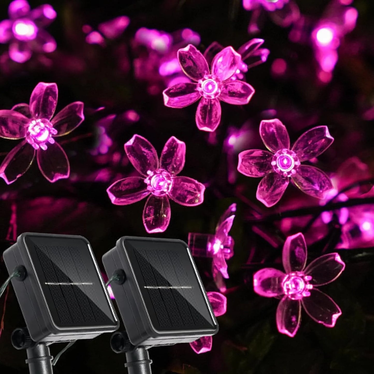 Brightown Solar LED Flower String Light – 20 Feet