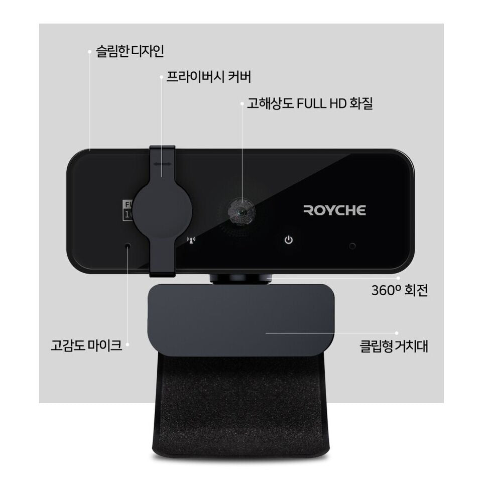 ROYCHE RPC-20F FHD 2M Pixels Webcam