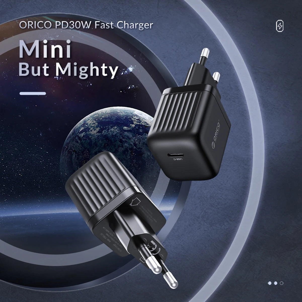ORICO 30W Fast Charger + Baseus 100W Display Cable Combo Deal