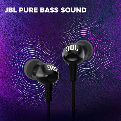 JBL C200SI Wired Handfree – Deep Bass Sound | 3.5mm Jack | Without Box