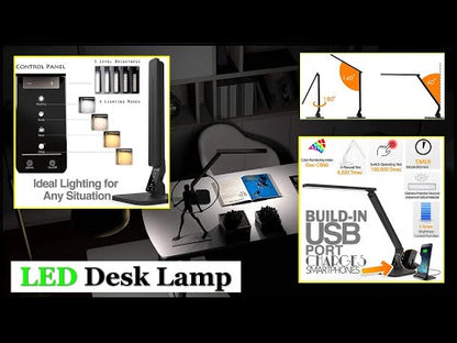 Lampat LED Desk Lamp – Black